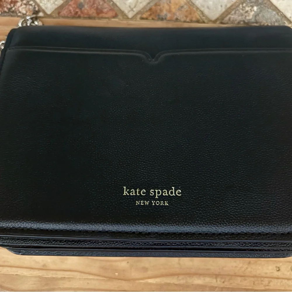 Kate Spade Locket Large Flap shoulder bag purse - Picture 6 of 8
